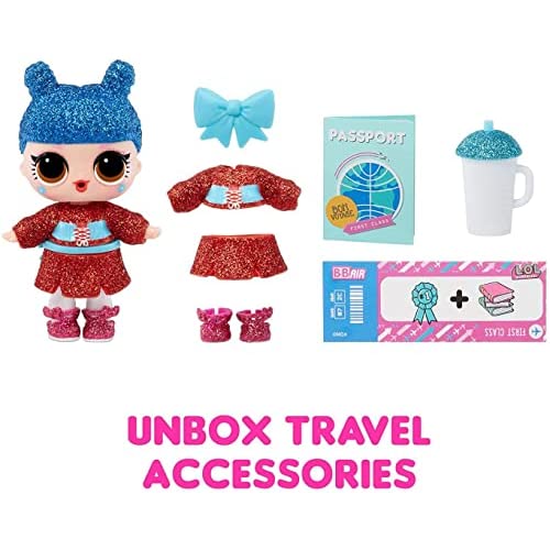 L.O.L Surprise LOL サプライズ  World Travel ドール 8つのサプライズ付き 6