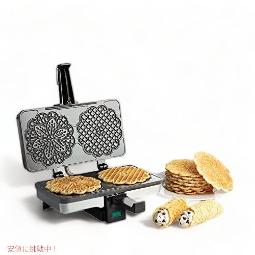 CucinaPro Non-Stick Pizzelle Baker, Black  アメリカーナがお届け! 5