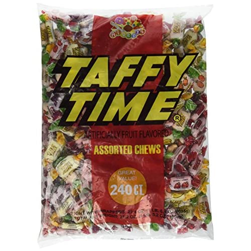 Albert's Chews Taffy Time Assorted 240 Piece Bag … 1