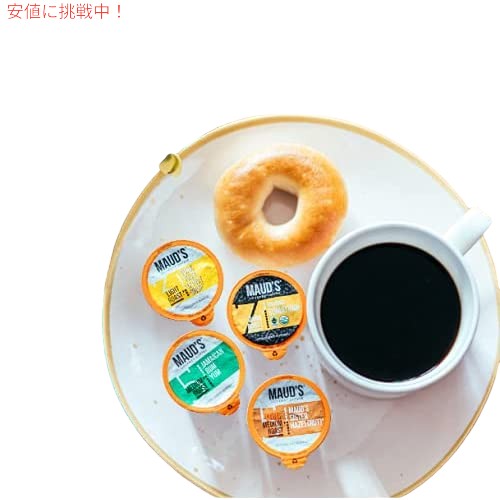 Maud's 9 フレーバー オリジナル コーヒー バラエティ パック (オリジナル 9 ブレンド) 80ct KCup 対応 6