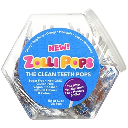 Zollipops Clean Teeth Lollipops, Anti Cavity Lollipops, 1