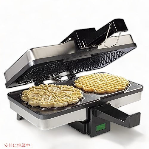 CucinaPro Non-Stick Pizzelle Baker, Black  アメリカーナがお届け! 1