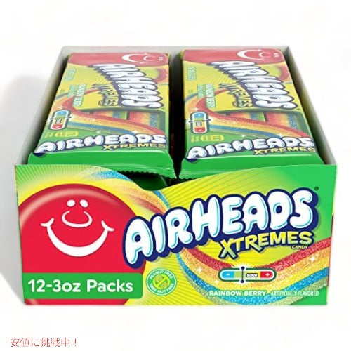 Airheads キャンディバー キャンディバー エクストリーム スウィート サワーキャンディバーー 36oz Pack of 12 2