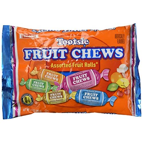 Tootsie Fruit Rolls, Assorted Fruity Flavored, 0.81 lb … 1