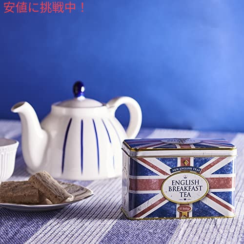 New English Teas ユニオン ジャック ティー缶 イングリッシュ ブレックファースト ティーバッグ 40 個入り 2