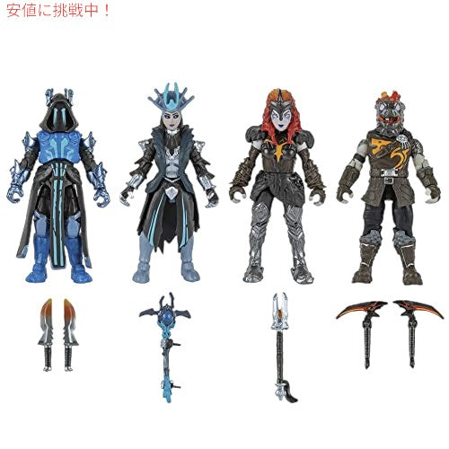 フォートナイト Micro Squad - 4 つの 2.5 インチ関節式フィギュアと収穫ツール 3