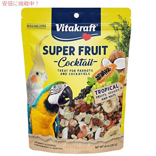 Vitakraft フレッシュ スーパー フルーツ カクテルオウムとインコのおやつ 1