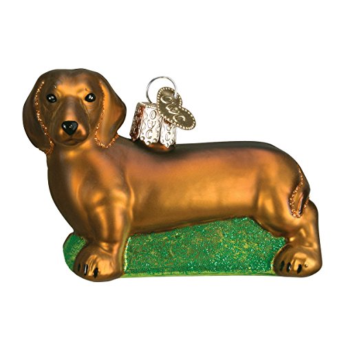 Old World Christmas Dog Collection ガラス吹きオーナメント クリスマスツリー ダックスフント用 モデル:12219 1