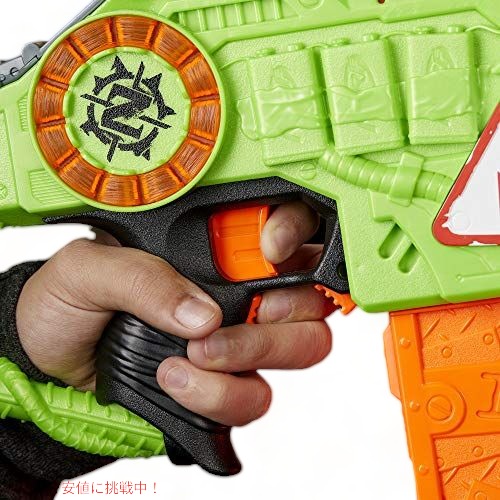 ナーフ レボルティネイターゾンビストライクブラスター NERF モーターライトサウンド＆18公式ダーツ付き [E3060 ] 4