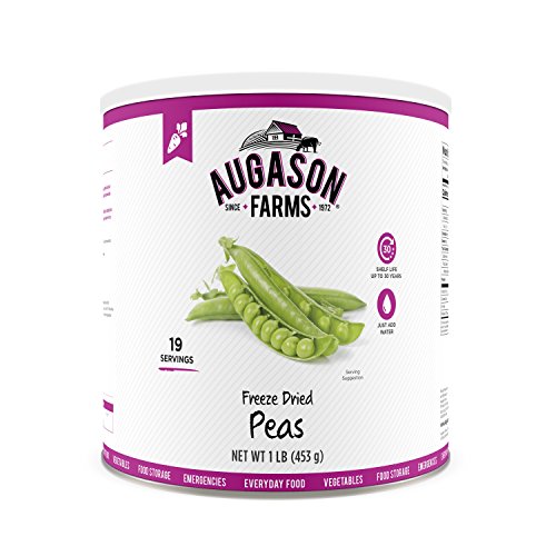 Augason Farms フリーズドライ エンドウ #10 缶、16 オンス 1