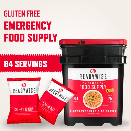 ReadyWise  Food Supply、グルテンフリーの朝食とメインディッシュのバラエティ、賞味期限25年、84食分 2