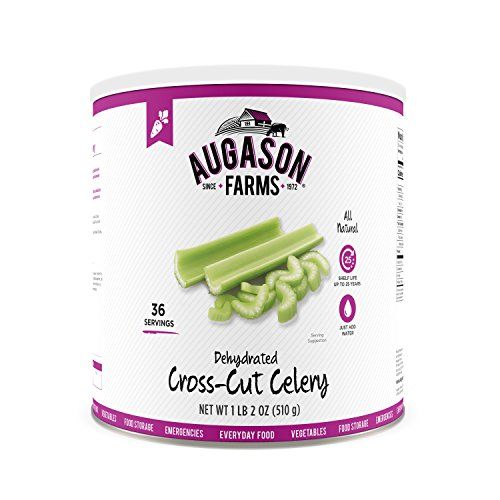 Augason Farms  ドライクロスカットセロリ1ポンド2オンス0缶 1