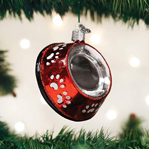 Old World Christmas  ドッグボウル ガラス吹き クリスマスツリー用オーナメント 2