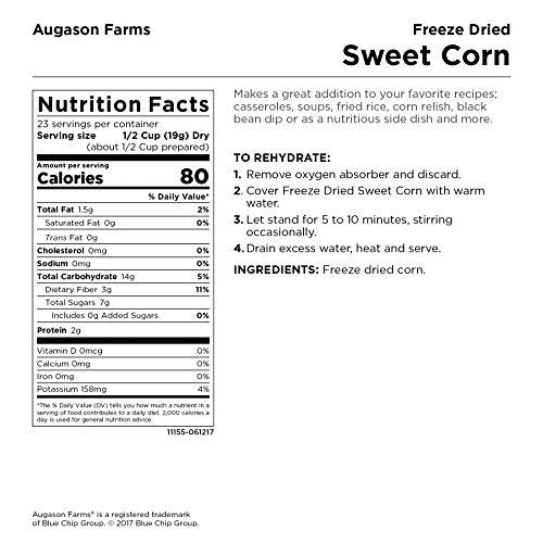 Augason Farms Freeze Dried Sweet Corn 1 lb No. 10 Can 3