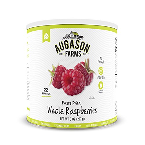 Augason Farms フリーズドライ ホール ラズベリー #10 缶、8 オンス 1