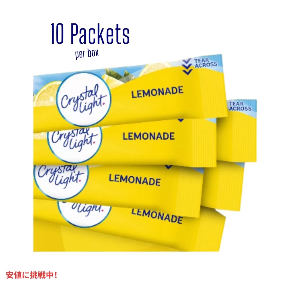 クリスタルライト Crystal Light レモネード ドリンクミックス 0.53オンス/6本入り Natural Lemonade Drink Mix 0.53oz/6pk 5