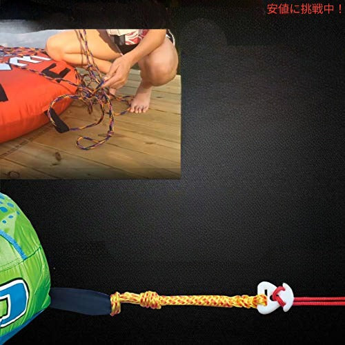 Botepon 2Pcs Boat Tube Towable Rope Quick Connector ボートチューブ 牽引ロープ クイックコネクター 4