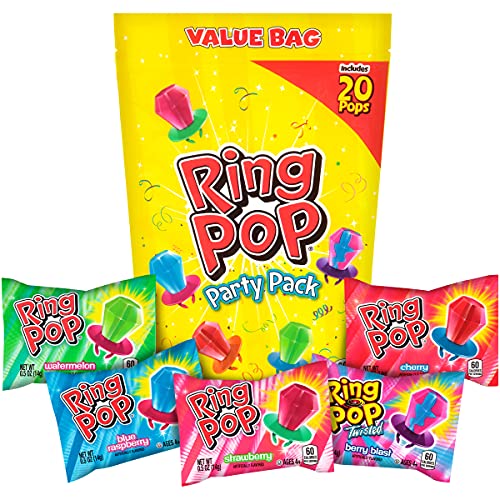 Ring Pop Bulk Variety Party Lollipop Suckers with Assor … 1