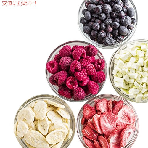 Augason Farms 脱水およびフリーズドライ フルーツ バラエティ ペール、25 年の貯蔵寿命、緊急食料供給、キャンプ フード 4