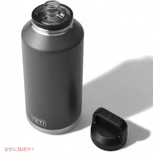 YETI Rambler 64 oz Bottle With Chug Cap Charcoal / イエティ ランブラー 64oz ボトル チャグキャップ付き 1.9リットル 2