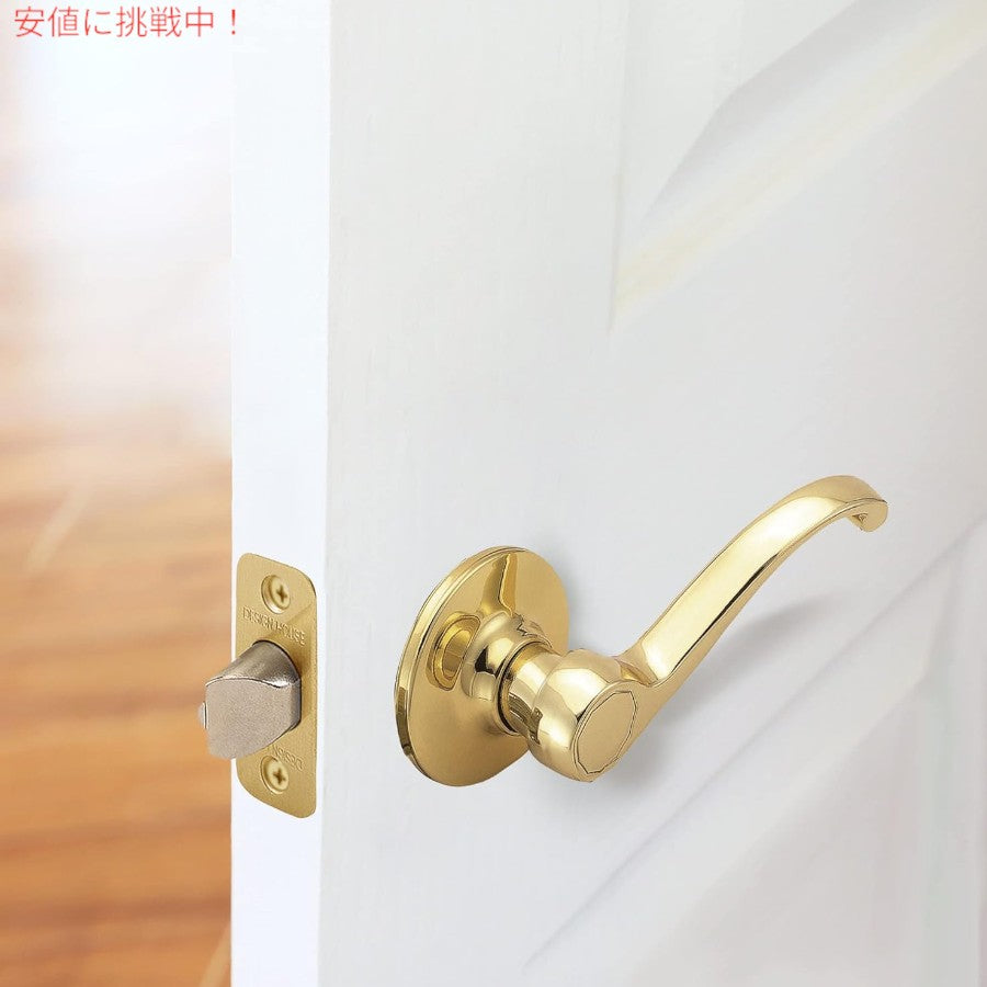 デザインハウス Design House スクロールパッセージホール＆クローゼットドアレバー Hall and Closet Door Lever 783035 - ポリッシュドブラス 5