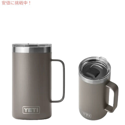 ＜限定カラー＞YETI Rambler 24oz Mug イエティ ランブラー 24oz マグ ビールジョッキ マグスライダー蓋付き 710ml 保冷 保温 [シャープテールトープ] 1