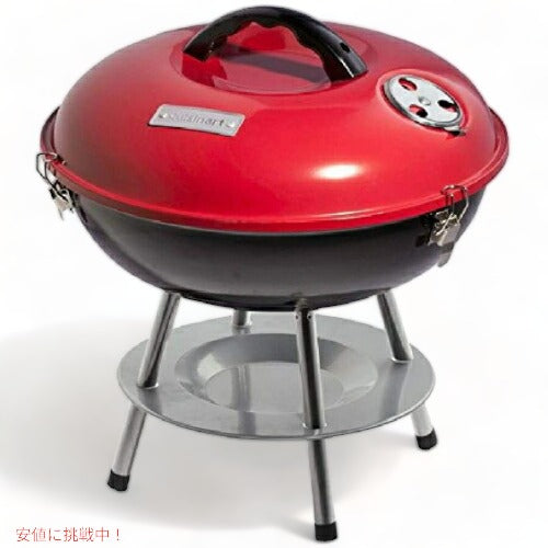 クイジナート 35.5cmポータブルグリル Cuisinart CCG190RB レッド アメリカーナがお届け! 1