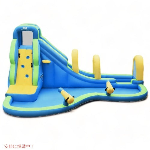 すべり台付き巨大プール　ビニールプール　家庭用プール　 インフレータブル ウォータースライド 大型プール HONEY JOY ア アメリカーナがお届け! 6