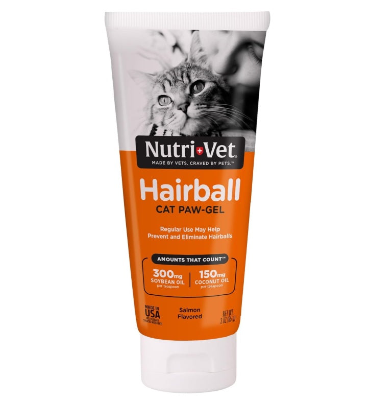 Nutri-Vet ヘアボール パウジェル サーモン 3oz 1