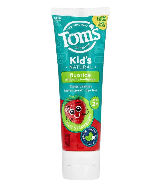 トムズ・オブ・メイン シリーストロベリー チルドレンズ虫歯予防歯磨き粉 - 5.1oz 1