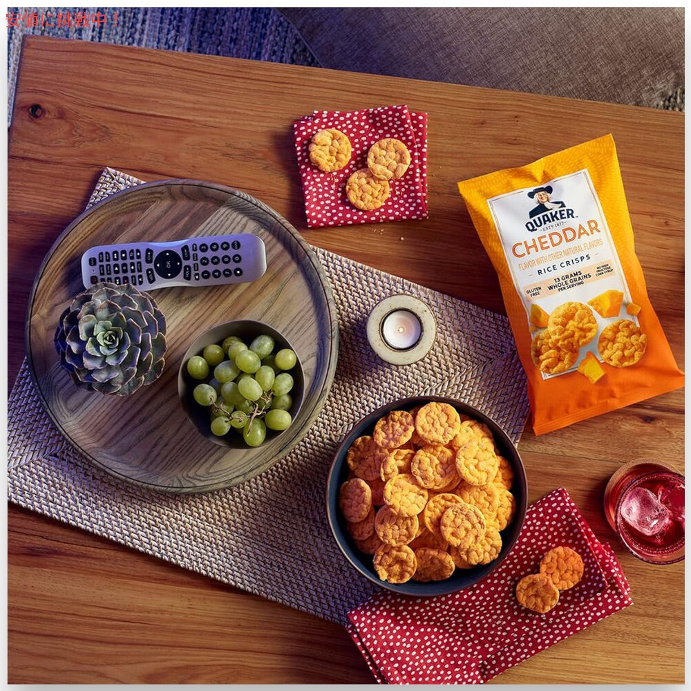 クエーカー Quaker ライスクリスプ Rice Crisps グルテンフリー バラエティパック 30袋 3種類のフレーバー Gluten Free, 3 Flavor 4