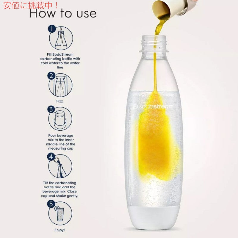 SodaStream ソーダストリーム Diet Ginger Ale Sodamix  ダイエット ジンジャーエール ソーダミックス 14.8oz 3