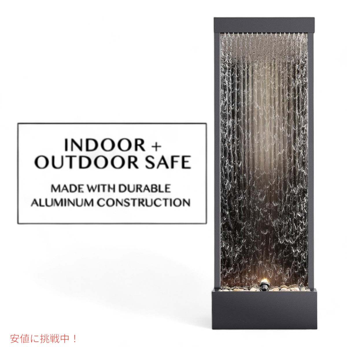 アルパインコーポレーション ウォーターファウンテン ライト 照明 インテリア Alpine Corporation Mirror Waterfall Fountain 3