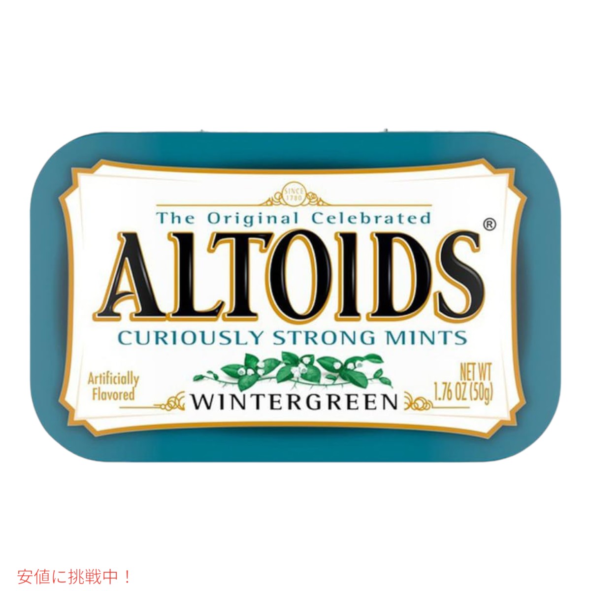Altoids アルトイズ  ウインターグリーン味 ミント タブレット キャンディー 50g x 12パック Wintergreen Mints 12 Packs 2