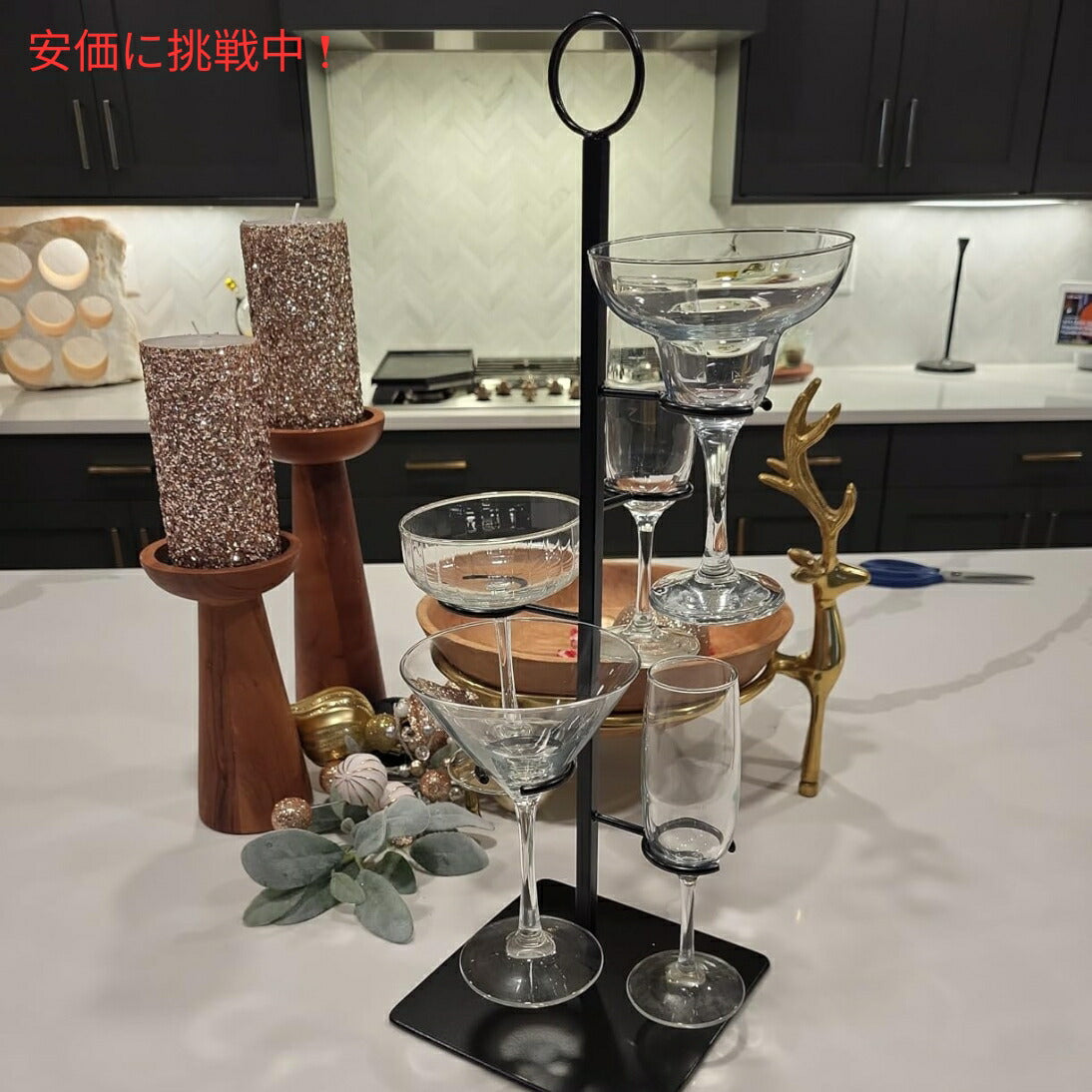 Oenophilia Amelia Flight Stemware  / ワインテイスティングのフライトセットに、5つのグラスをサーブできるスタンド！ 4