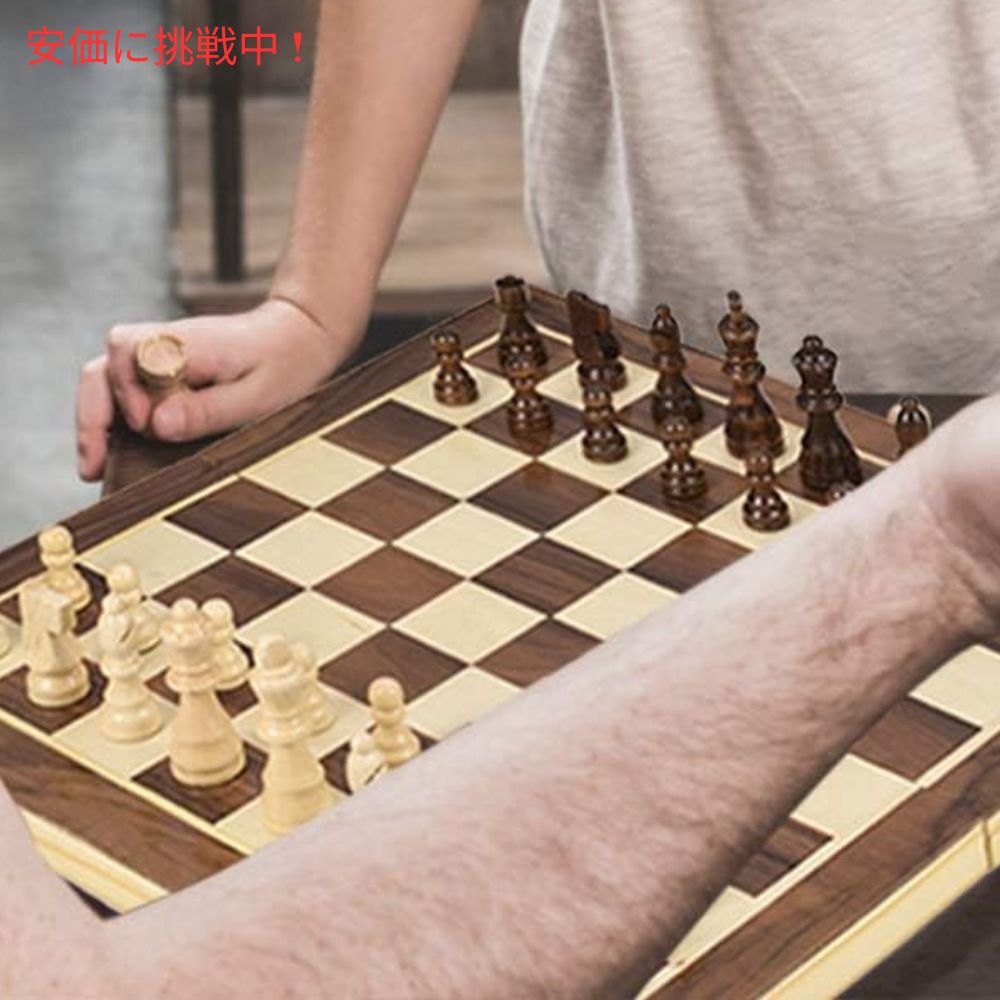 AMEROUS アメロウス 15インチ 木製チェスセット 15 Inches Wooden Chess Set 6