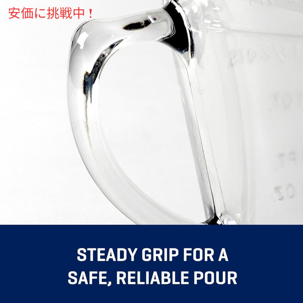 アンカーホッキング Anchor Hocking ガラス製 Batter Bowl クリア [レッド] バッターボウル 2クォート ガラスボウル 蓋付き 4