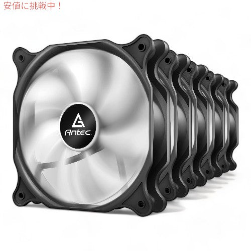 アンテック 120mm PCケースファン 静音 3ピンコネクタ F12シリーズ 5個パック デスクトップ対応 Antec 120mm Case Fan 1