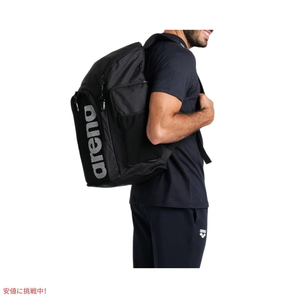 ARENA アリーナ リュックサック スイミング アスリート スポーツジム チーム45 バックパック ブラックメランジ Team 45 Backpack Black Melange 5