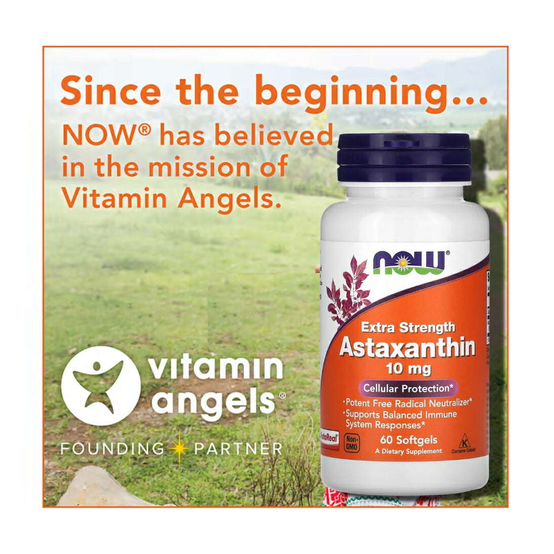 【4個セット】NOW Foods # 2251 Astaxanthin, Extra Strength 10 mg 60 Softgel ナウフーズ アスタキサンチン 10mg エクストラストレングス 60粒 ソフトジェル 5