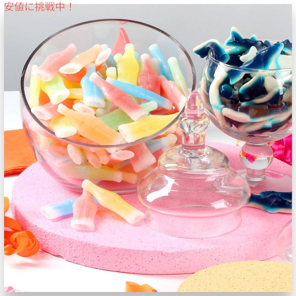 Wax Bottles Candy Drinks, 3lb Bulk Candy ワックスボトル キャンディ 大容量 約160個入り 5