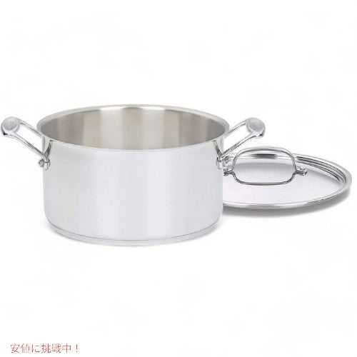 Cuisinart クイジナート 744-24 シェフクラシックステンレス カバー付き鍋 両手鍋 アメリカーナがお届け! 1
