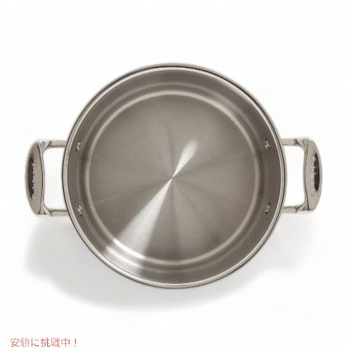 Cuisinart クイジナート 744-24 シェフクラシックステンレス カバー付き鍋 両手鍋 アメリカーナがお届け! 3