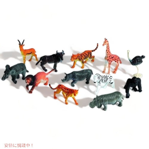 動物模型 アニマルフィギュア　Learning Resources 60ピースの動物模型で学ぶ Jungle Animal Co アメリカーナがお届け! 3