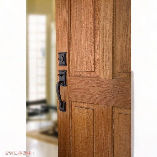 クイックセット アッシュフィールド シングルシリンダーハンドルセット Kwikset ドアレバー 3
