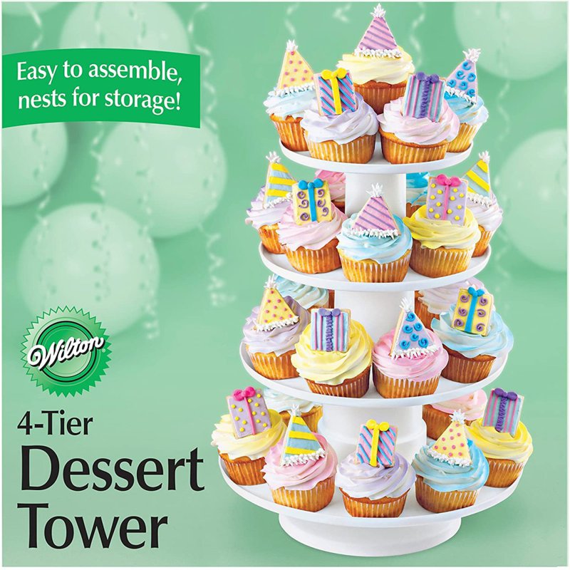 ウィルトン 4層カップケーキスタンド Wilton 307-856 デザートタワー 3