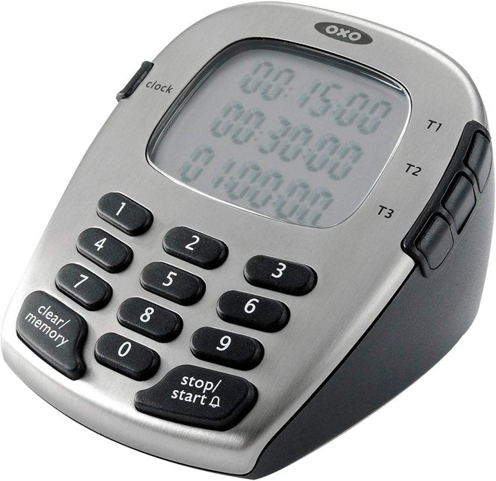 オクソー キッチンタイマー OXO 1071501 トリプル デジタル ステンレス キッチンツール 1