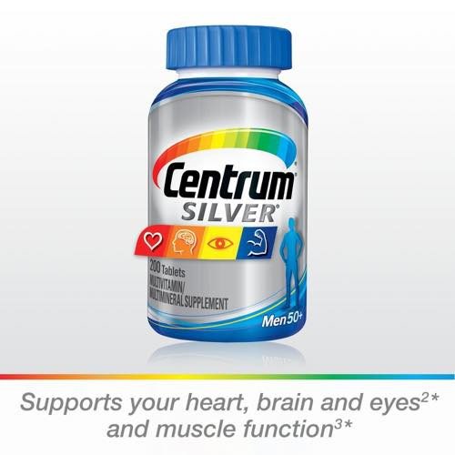 Centrum Silver Men 50+, 200-Count Bottle 2