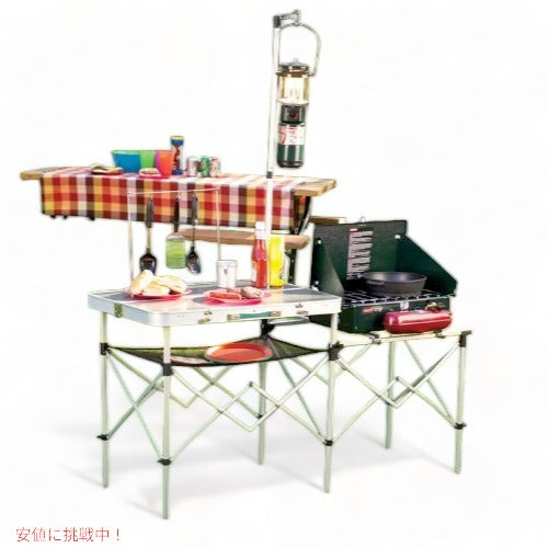 コールマン Coleman ポータブル キッチン 折りたたみ 持ち運び 楽々 パック アウェイ Pack-Away Portable Camp Kitchen 3