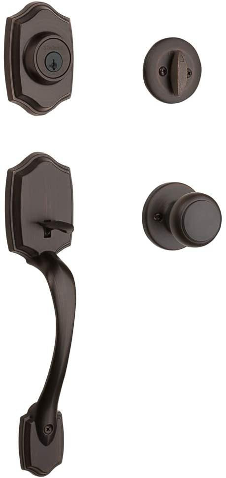 クイックセット ベルビュー シングルシリンダーハンドルセット Kwikset 96870-100 1